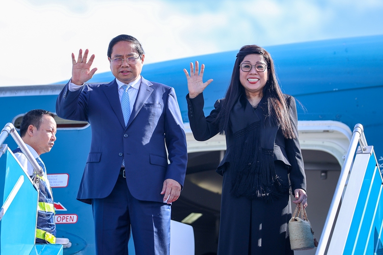 Thủ tướng Phạm Minh Chính về tới Hà Nội, kết thúc tốt đẹp chuyến công tác tại châu Âu- Ảnh 1.