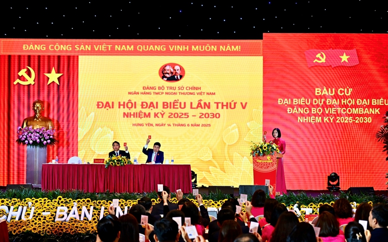 Vietcombank tổ chức thành công Đại hội đại biểu Đảng bộ lần thứ V, nhiệm kỳ 2025 – 2030