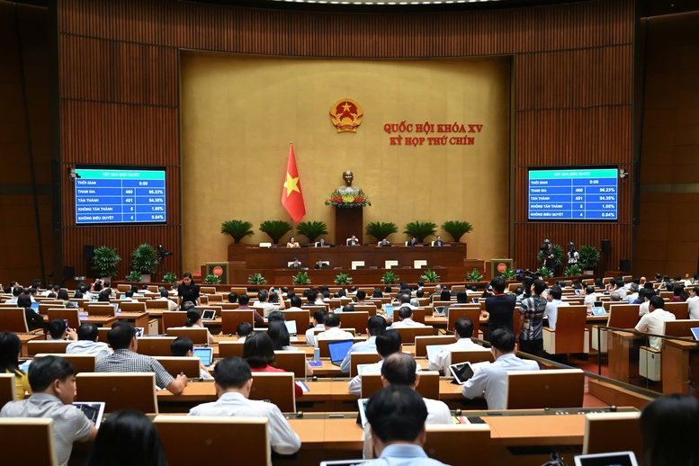 Quốc hội biểu quyết thông qua Luật Nhà giáo- Ảnh 1.