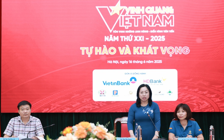 Tôn vinh 19 cá nhân, tập thể tại Chương trình Vinh quang Việt Nam 2025
