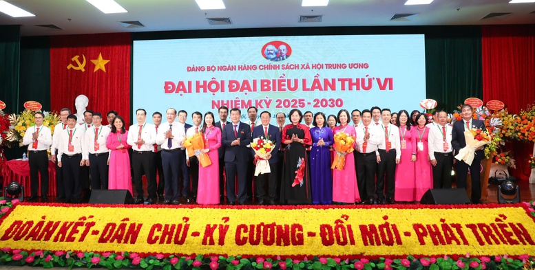 Đại hội đại biểu Đảng bộ NHCSXH Trung ương lần thứ VI, nhiệm kỳ 2025-2030- Ảnh 3.