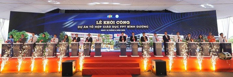 Phó Thủ tướng Mai Văn Chính dự Lễ khởi công Tổ hợp giáo dục FPT tại Bình Dương- Ảnh 2.