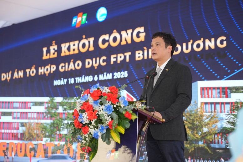 Phó Thủ tướng Mai Văn Chính dự Lễ khởi công Tổ hợp giáo dục FPT tại Bình Dương- Ảnh 5.