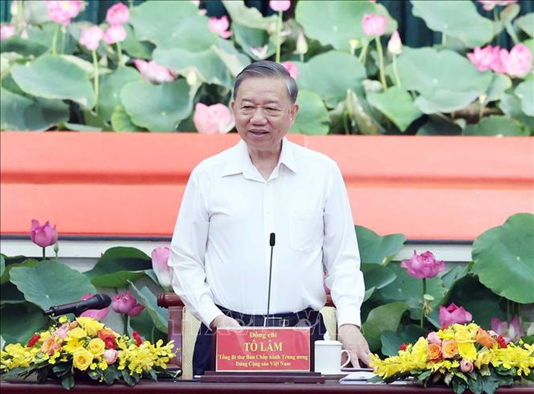 Tổng Bí thư Tô Lâm: Thành phố Hồ Chí Minh hướng tới tầm vóc mới là 'siêu đô thị quốc tế' của Đông Nam Á- Ảnh 2.