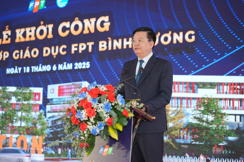 Phó Thủ tướng Mai Văn Chính dự Lễ khởi công Tổ hợp giáo dục FPT tại Bình Dương- Ảnh 1.