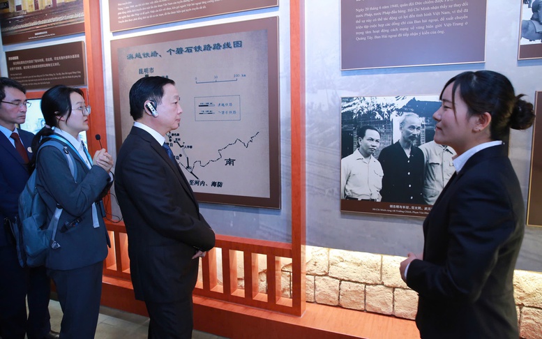 Phó Thủ tướng Trần Hồng Hà thăm Khu di tích Chủ tịch Hồ Chí Minh tại TP. Côn Minh, tỉnh Vân Nam (Trung Quốc)