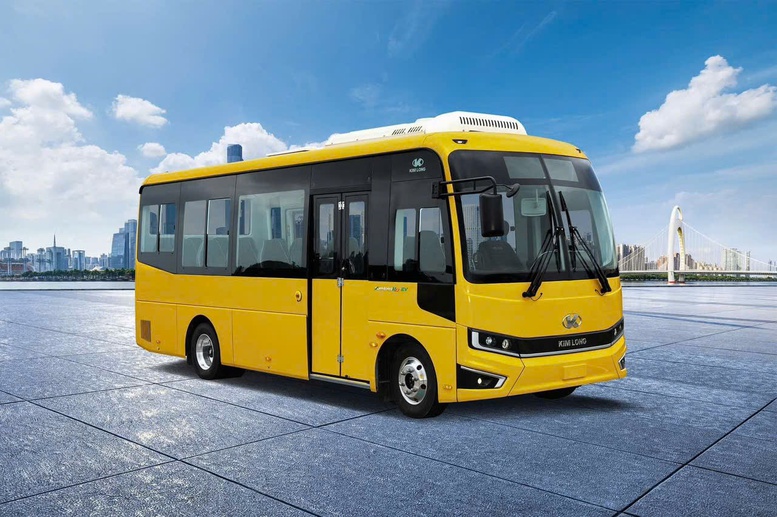 Xe bus điện Kim Long Motor Huế chính thức lăn bánh tại Hàn Quốc- Ảnh 2.