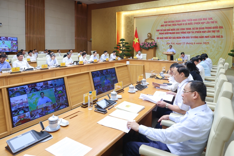 TỔNG THUẬT: Phiên họp các Ban Chỉ đạo về xóa nhà tạm, nhà dột nát; Các công trình, dự án quan trọng quốc gia, trọng điểm ngành GTVT; Thúc đẩy giải ngân vốn đầu tư công năm 2025- Ảnh 21.