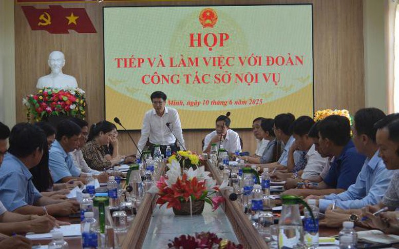 Kiên Giang kiểm tra, hướng dẫn công tác văn thư, lưu trữ quá trình sắp xếp bộ máy