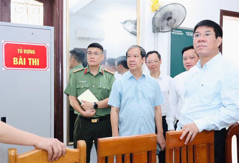 Bộ trưởng Nguyễn Kim Sơn: Coi thi đúng quy chế, xử lý nghiêm, không du di- Ảnh 3.