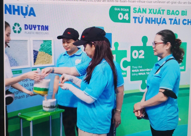 Unilever thúc đẩy kinh tế tuần hoàn trong quản lý rác thải nhựa - Ảnh 1.