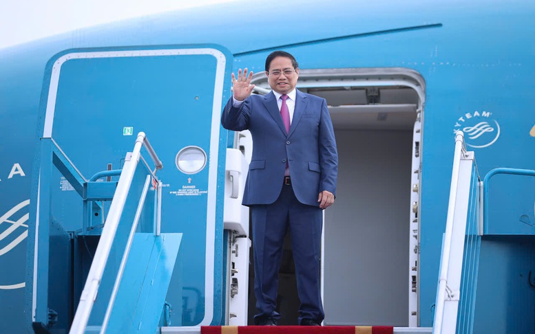 Thủ tướng Phạm Minh Chính lên đường dự Hội nghị WEF 16 Thiên Tân và làm việc tại Trung Quốc