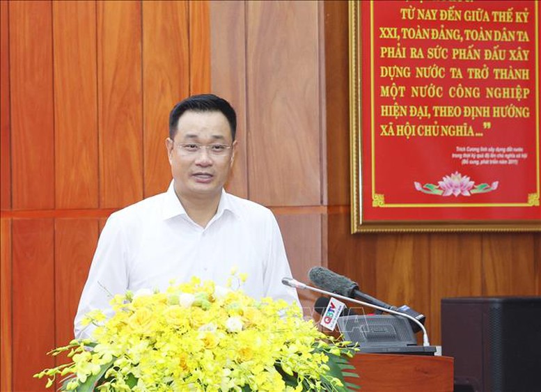 Tổng Bí thư Tô Lâm làm việc với Ban Thường vụ Tỉnh ủy Quảng Bình và Quảng Trị- Ảnh 4.