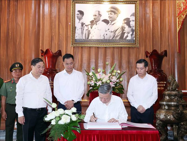 Tổng Bí thư Tô Lâm làm việc với Ban Thường vụ Tỉnh ủy Quảng Bình và Quảng Trị- Ảnh 5.