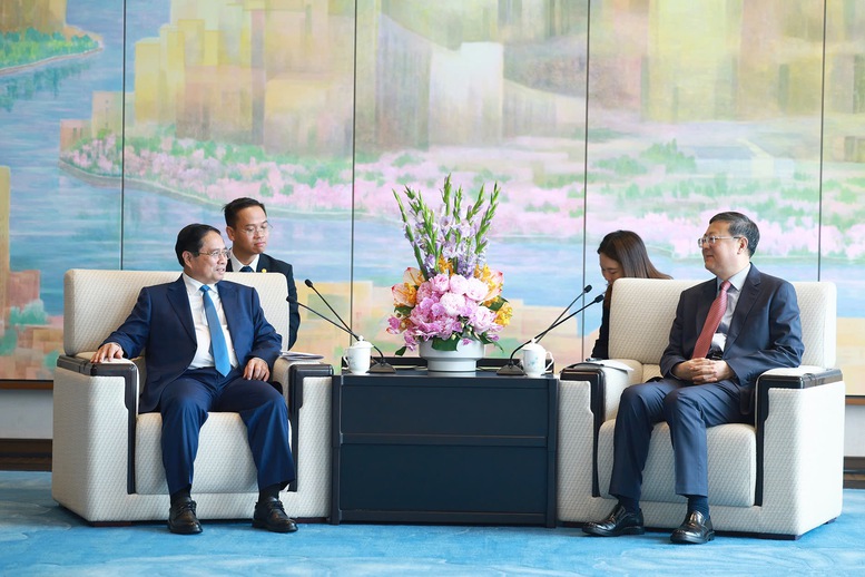 Thủ tướng Phạm Minh Chính hội kiến Bí thư Thành ủy Thượng Hải- Ảnh 2.