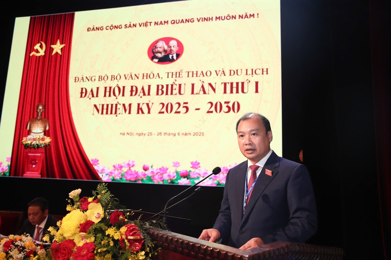 Đại hội Đảng bộ Bộ Văn hóa, Thể thao và Du lịch nhiệm kỳ 2025 – 2030: Quyết liệt hành động - Khát vọng cống hiến- Ảnh 3.