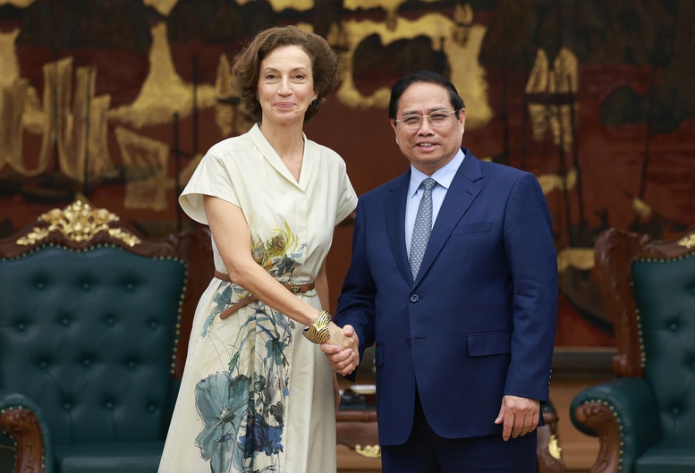 Tổng Giám đốc UNESCO: Sẵn sàng cùng Việt Nam chia sẻ tầm nhìn chiến lược về văn hóa ra thế giới- Ảnh 1.