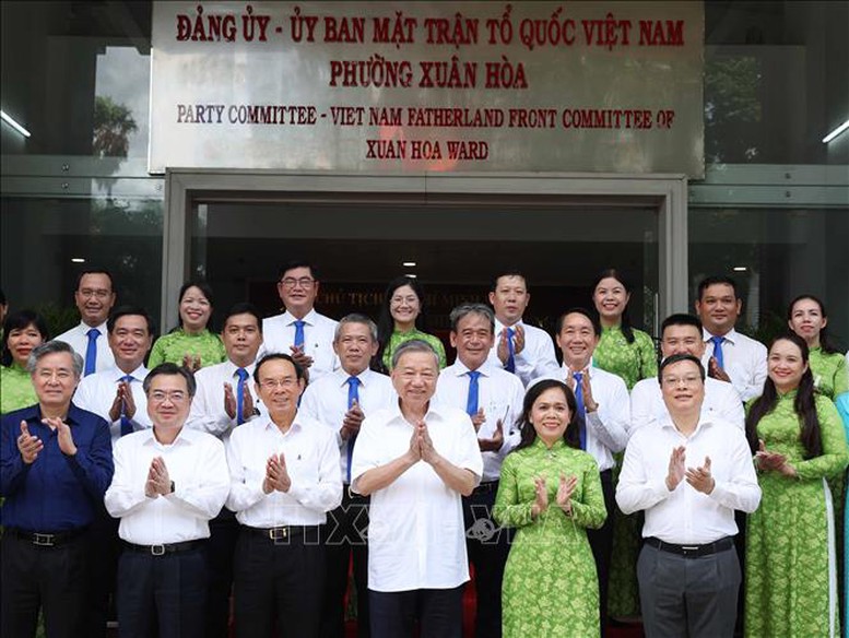 Tổng Bí thư Tô Lâm khảo sát thực tế mô hình tổ chức chính quyền địa phương 2 cấp tại TPHCM- Ảnh 6.