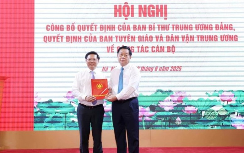 Điều động, bổ nhiệm ông Trần Thanh Lâm giữ chức Phó Trưởng Ban Tuyên giáo và Dân vận Trung ương
