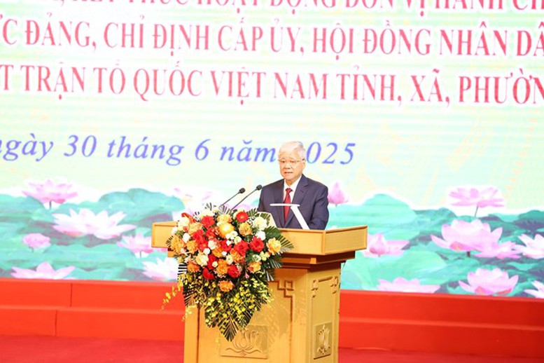 TỔNG THUẬT: Công bố nghị quyết, quyết định sáp nhập đơn vị hành chính, chỉ định nhân sự trên cả nước- Ảnh 26.