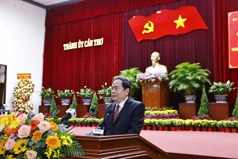 Chủ tịch Quốc hội Trần Thanh Mẫn dự Lễ công bố thành lập TP. Cần Thơ mới- Ảnh 2.