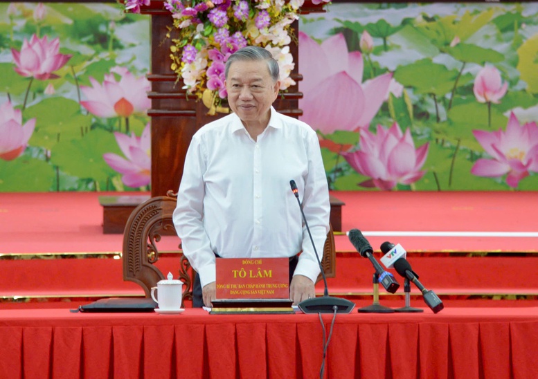 Tổng Bí thư: Hợp nhất 3 địa phương đủ tầm dẫn dắt cho cả vùng ĐBSCL- Ảnh 1.