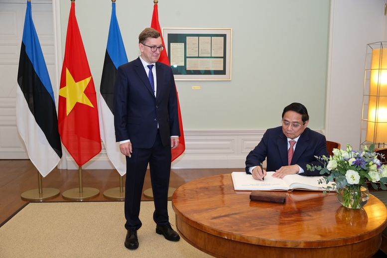 Thủ tướng Phạm Minh Chính hội đàm với Thủ tướng Estonia- Ảnh 3.