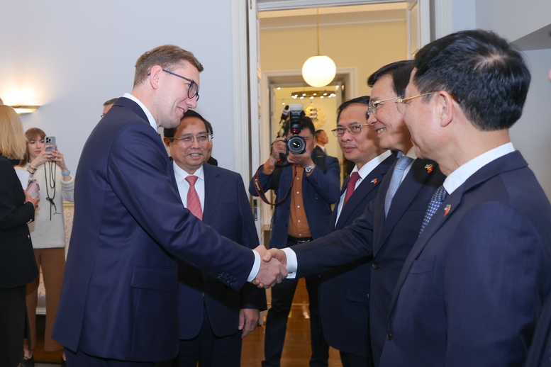 Thủ tướng Phạm Minh Chính hội đàm với Thủ tướng Estonia- Ảnh 5.