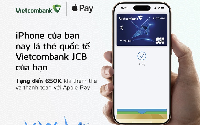 Mở rộng trải nghiệm số: Vietcombank đưa Apple Pay đến chủ thẻ JCB