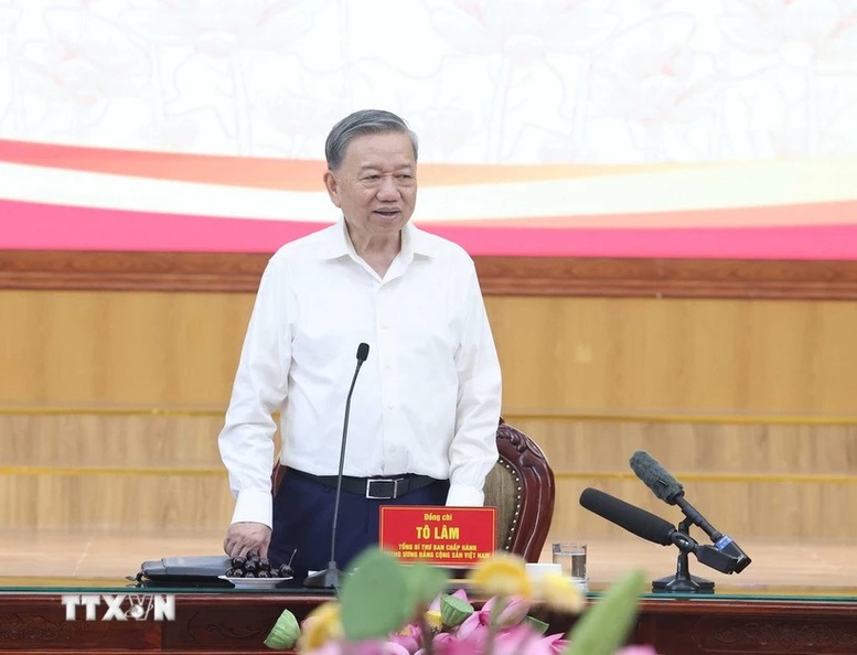 Tổng Bí thư Tô Lâm: Phải chuyển từ tư duy hành chính sang tư duy phục vụ- Ảnh 1.