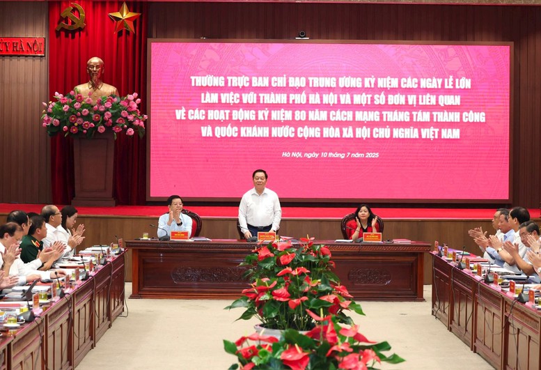 Hà Nội chuẩn bị kỹ lưỡng, bảo đảm các hoạt động kỷ niệm 80 năm Quốc khánh 2/9 diễn ra thành công- Ảnh 1.