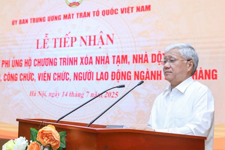 Ủy ban Trung ương MTTQ Việt Nam tiếp nhận kinh phí ủng hộ xóa nhà tạm, nhà dột nát- Ảnh 7.