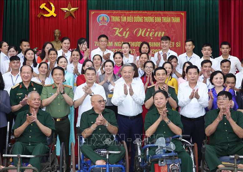 Tổng Bí thư Tô Lâm: Người có công là tài sản quý, là biểu tượng của ý chí, nghị lực Việt Nam- Ảnh 4.