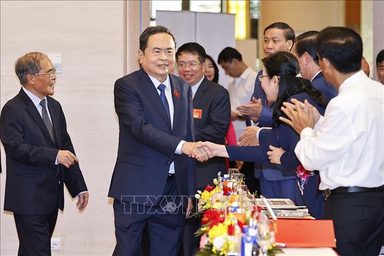 Chủ tịch Quốc hội Trần Thanh Mẫn dự Đại hội Đảng bộ Văn phòng Quốc hội- Ảnh 1.