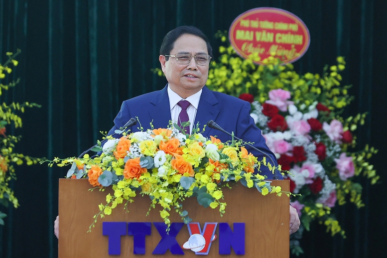 Thủ tướng: TTXVN phải tiên phong, gương mẫu, đi đầu trên mặt trận tư tưởng- Ảnh 3.