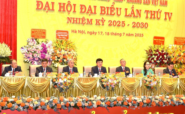 Phó Thủ tướng Hồ Đức Phớc dự Đại hội Tập đoàn Công nghiệp Than - Khoáng sản Việt Nam- Ảnh 4.