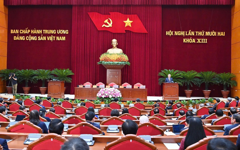 Thông báo Hội nghị lần thứ 12 Ban Chấp hành Trung ương Đảng khóa XIII