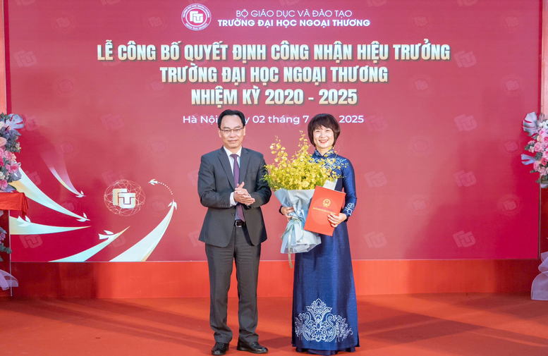 Trường Đại học Ngoại thương có tân hiệu trưởng- Ảnh 1.