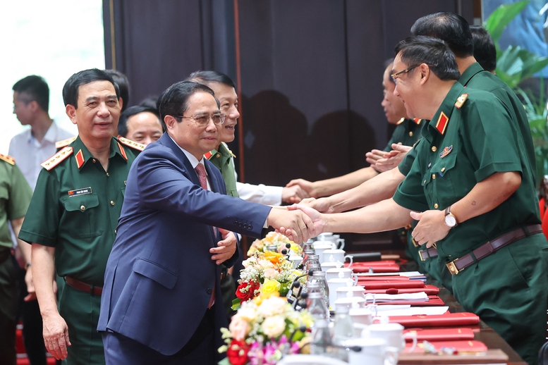 Thủ tướng Phạm Minh Chính dự Hội nghị Quân chính toàn quân 6 tháng đầu năm- Ảnh 1.
