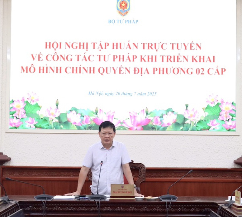 Kịp thời hướng dẫn, gỡ vướng các nhiệm vụ về tư pháp khi tổ chức chính quyền địa phương 02 cấp- Ảnh 3.