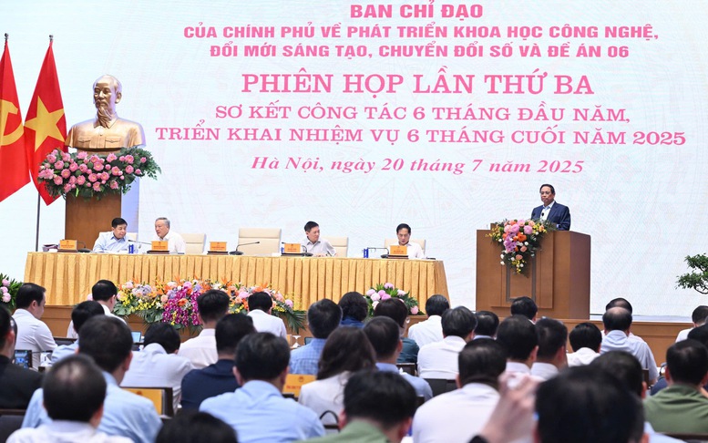 Thủ tướng chủ trì phiên họp Ban Chỉ đạo về khoa học công nghệ, đổi mới sáng tạo, chuyển đổi số