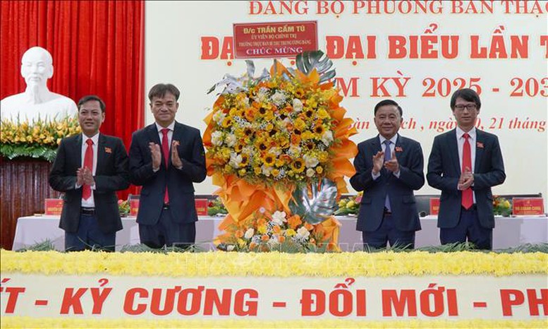 Thường trực Ban Bí thư Trần Cẩm Tú dự Đại hội Đảng bộ phường Bàn Thạch (Đà Nẵng)- Ảnh 2.