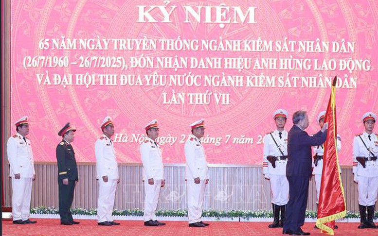 Tổng Bí thư Tô Lâm: Ngành kiểm sát nhân dân góp phần kiến tạo xã hội kỷ cương, công bằng, dân chủ, văn minh