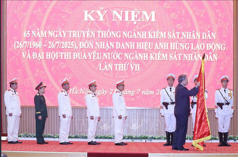 Tổng Bí thư Tô Lâm: Ngành kiểm sát nhân dân góp phần kiến tạo xã hội kỷ cương, công bằng, dân chủ, văn minh- Ảnh 3.