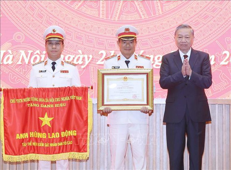 Tổng Bí thư Tô Lâm: Ngành kiểm sát nhân dân góp phần kiến tạo xã hội kỷ cương, công bằng, dân chủ, văn minh- Ảnh 4.