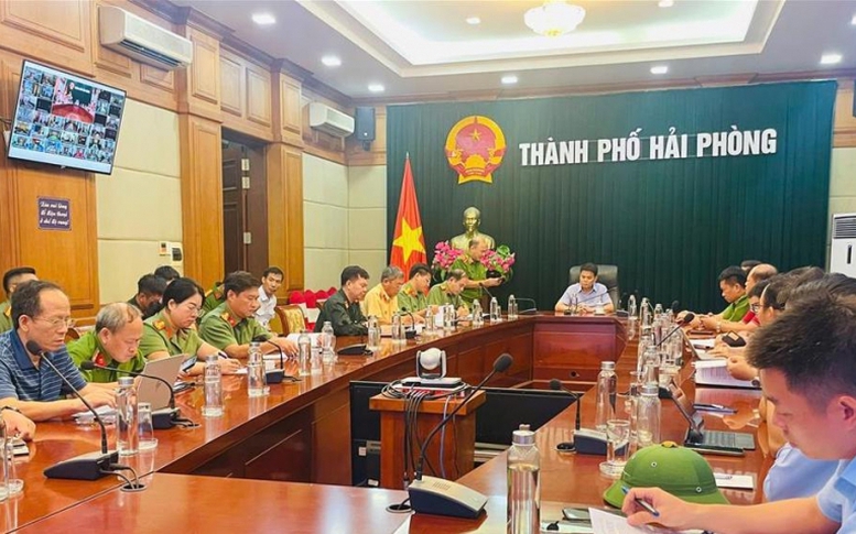 Bộ Công an thành lập Sở chỉ huy tiền phương tại Hải Phòng ứng phó với bão số 3