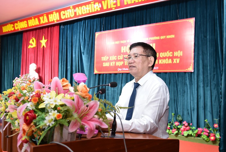 Phó Thủ tướng Hồ Đức Phớc tiếp xúc cử tri phường Quy Nhơn, Gia Lai- Ảnh 2.