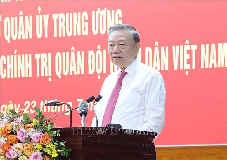 Tổng Bí thư Tô Lâm: Tăng cường các giải pháp xây dựng Quân đội vững mạnh- Ảnh 3.