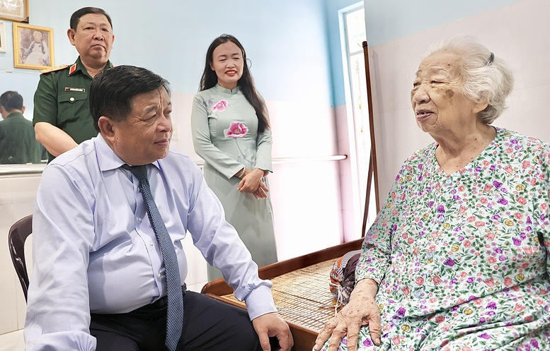 Phó Thủ tướng Nguyễn Chí Dũng thăm, tặng quà gia đình có công với cách mạng- Ảnh 6.