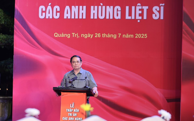 Thủ tướng: Các Anh hùng liệt sĩ đã làm rạng rỡ non sông, đất nước ta